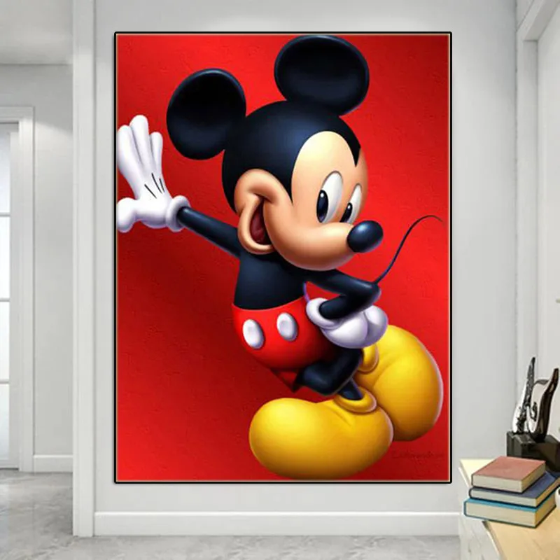 Disney Red Background Mickey Mouse Diamond Painting American Style Anime Canvas Painting Wall Art Picture Decoration
Disney Red Background Mickey Mouse Diamond Painting American Style Anime Canvas Painting Wall Art Picture Decoration