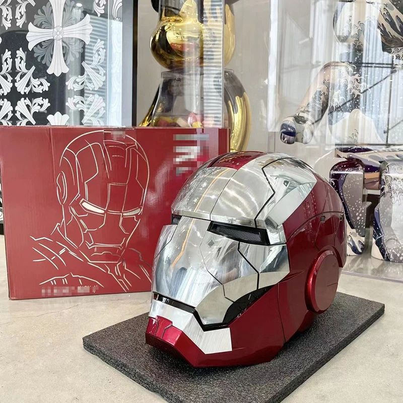 2022 Disney Iron Man Mk5 Helmet Electric Multi Piece Opening Closing Chinese English Bilingual Voice Remote Control Cosplay Toy
2022 Disney Iron Man Mk5 Helmet Electric Multi Piece Opening Closing Chinese English Bilingual Voice Remote Control Cosplay Toy
