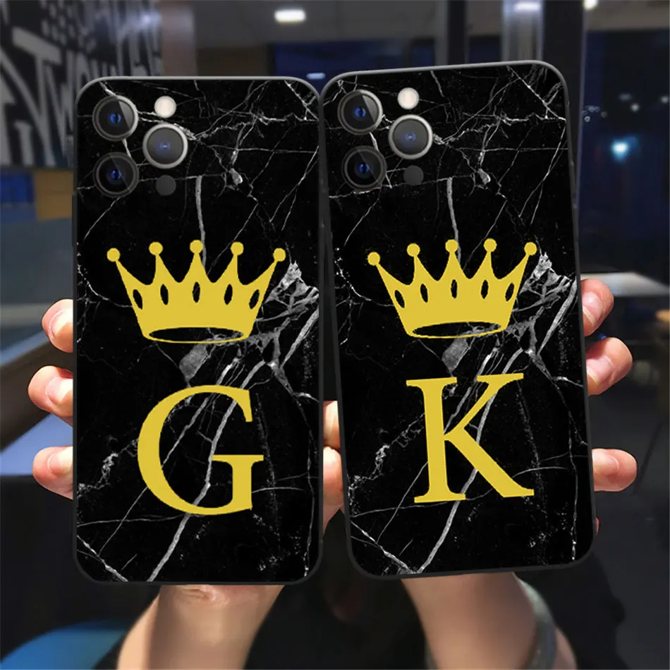 Luxury Marble Texture Initial Letter A Z Phone Case For iPhone 11 Pro X XR XS Max 6 8 7 Plus SE2020 Black Couples Soft TPU Cover
Luxury Marble Texture Initial Letter A Z Phone Case For iPhone 11 Pro X XR XS Max 6 8 7 Plus SE2020 Black Couples Soft TPU Cover