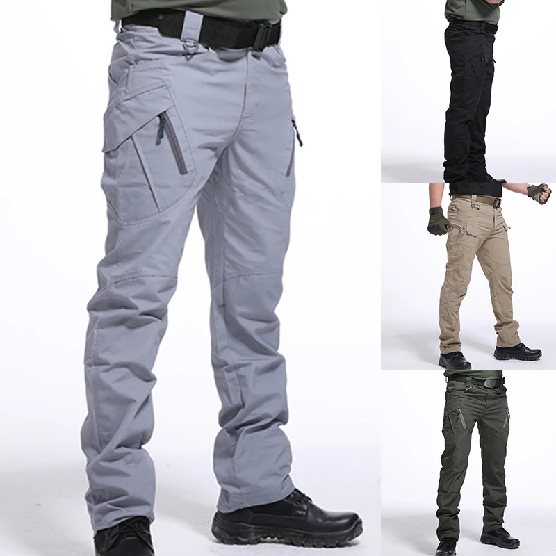 

Брюки-карго мужские тактические, водонепроницаемые быстросохнущие штаны для спорта на открытом воздухе, треккинга, кемпинга, рыбалки, весна-лето