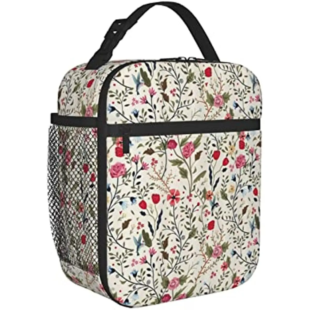 Birds With Roses Leaves And Polka Dots Reusable Lunch Box For Office Work School Picnic Beach,Leakproof Cooler Tote Bag
Birds With Roses Leaves And Polka Dots Reusable Lunch Box For Office Work School Picnic Beach,Leakproof Cooler Tote Bag