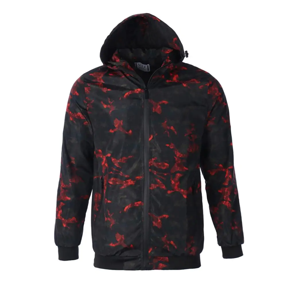 Куртка мужская камуфляжная с капюшоном, модная повседневная верхняя одежда в корейском винтажном стиле, полиэстер, осень 
Куртка мужская камуфляжная с капюшоном, модная повседневная верхняя одежда в корейском винтажном стиле, полиэстер, осень