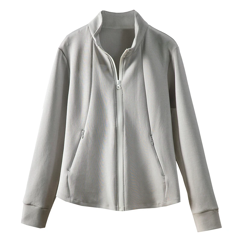 new 70% cotton slim jacket women spring summer 2023 long sleeve sport style coat
new 70% cotton slim jacket women spring summer 2023 long sleeve sport style coat