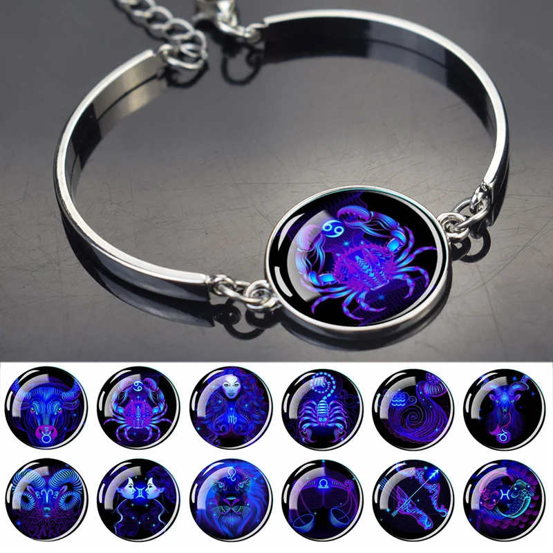 Esspoc Fashion 12 Constellation Cuff Bracelet Women Silver Color Bracelet Zodiac Signs Horoscope Jewelry for Women Men Girl Gift
Esspoc Fashion 12 Constellation Cuff Bracelet Women Silver Color Bracelet Zodiac Signs Horoscope Jewelry for Women Men Girl Gift
