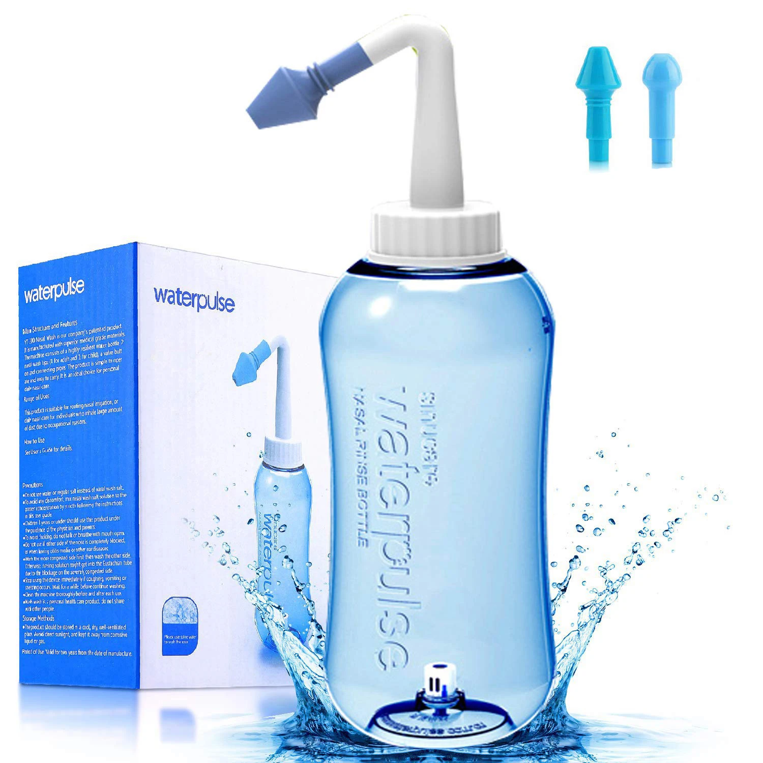 300ml Waterpulse nose washer Neti Pot Sinus Rinse Bottle Nose rinsing Cleaner Rinse Nasal Irrigation Avoid Allergic Rhinitis
300ml Waterpulse nose washer Neti Pot Sinus Rinse Bottle Nose rinsing Cleaner Rinse Nasal Irrigation Avoid Allergic Rhinitis