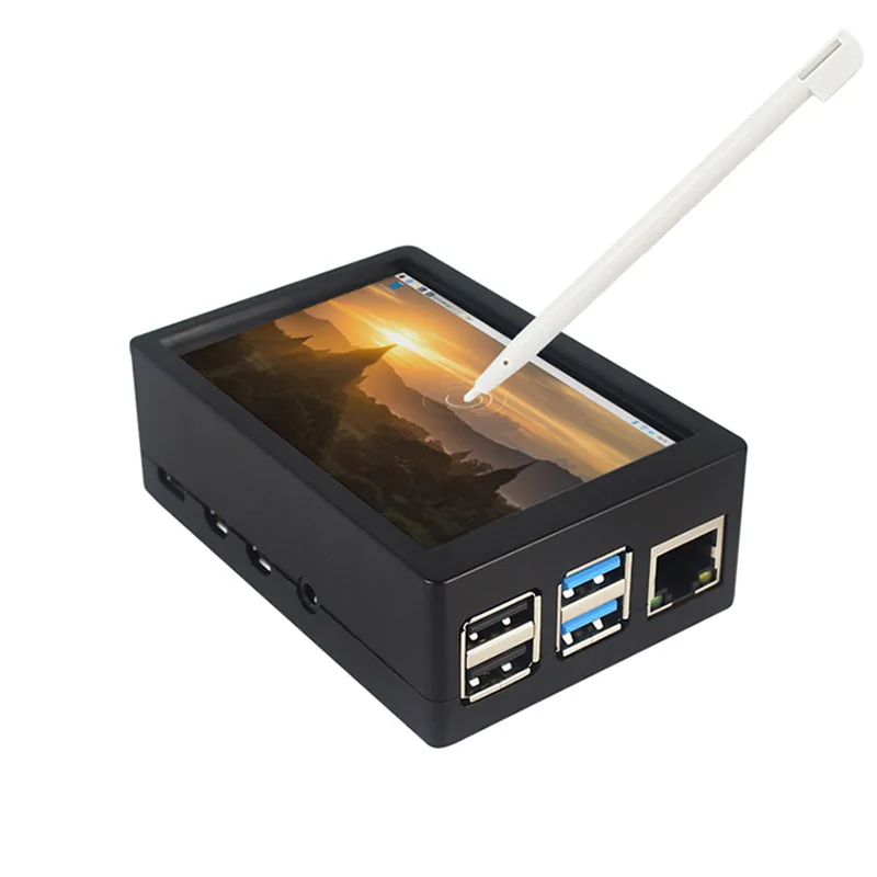 ЖК-дисплей 3,5 дюйма XPT2046 TFT, сенсорный экран, монитор с чехлом для Raspberry Pi 3 4, система Ubuntu Kali Linux, разрешение 320 × 480
ЖК-дисплей 3,5 дюйма XPT2046 TFT, сенсорный экран, монитор с чехлом для Raspberry Pi 3 4, система Ubuntu Kali Linux, разрешение 320 × 480