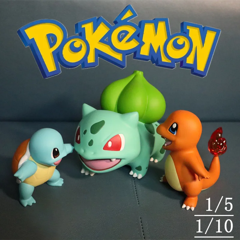 Pokmon Gk Series Bulbasaur Charmander Squirtle Cartoon 1/10 1/5 Anime Action & Toy Figures Model Toys for Children Without Box
Pokmon Gk Series Bulbasaur Charmander Squirtle Cartoon 1/10 1/5 Anime Action & Toy Figures Model Toys for Children Without Box