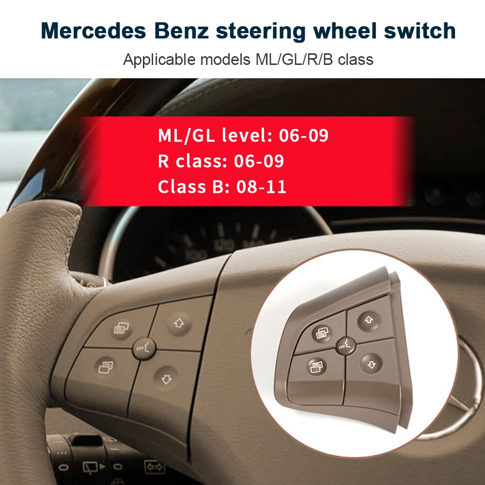 Car 4 Keys Steering Wheel Switch Button Auto interior Styling Modification Part For Mercedes Benz ML GL R B-Class W164 W251 W245
Car 4 Keys Steering Wheel Switch Button Auto interior Styling Modification Part For Mercedes Benz ML GL R B-Class W164 W251 W245