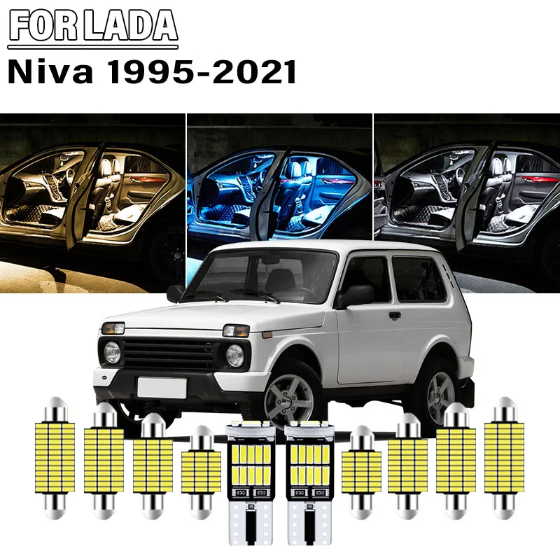 Car LED Interior Dome Map Trunk Light Kit For LADA Niva 1995-2021 Night Light Car Led Lamp Bulbs
Car LED Interior Dome Map Trunk Light Kit For LADA Niva 1995-2021 Night Light Car Led Lamp Bulbs