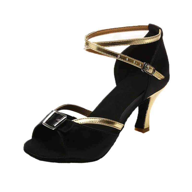 Black Latin Dance Shoes for Women High-heeled Professional Soft-soled Indoor Ballroom Salsa Free Shipping 2023 Summer Sandals
Black Latin Dance Shoes for Women High-heeled Professional Soft-soled Indoor Ballroom Salsa Free Shipping 2023 Summer Sandals