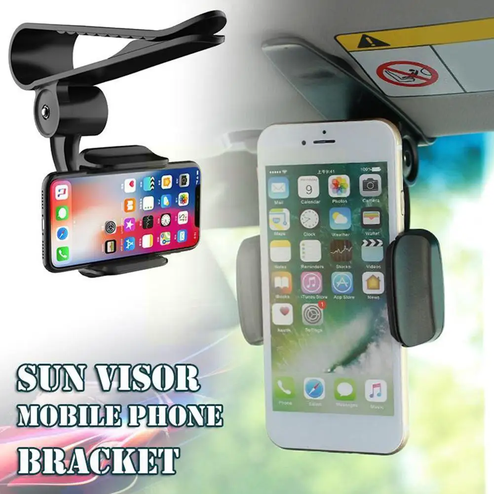 2022 New 360 Car Clip Sun Visor Cell Phone Holder Mount Stand For Iphone Xs GPS Rearview Mirror Holder Car Mobile Holder Br Q0A2
2022 New 360 Car Clip Sun Visor Cell Phone Holder Mount Stand For Iphone Xs GPS Rearview Mirror Holder Car Mobile Holder Br Q0A2