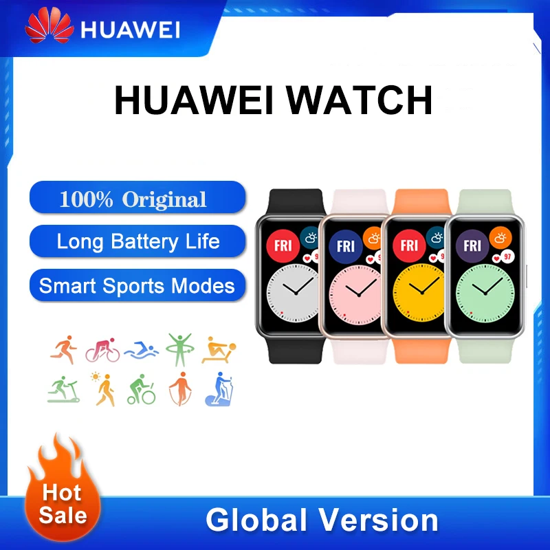 Оригинальные умные часы HUAWEI FIT/FIT, новые часы с быстрой тренировкой и анимацией насыщения крови кислородом, подходят для 10 дней автономной ра...
Оригинальные умные часы HUAWEI FIT/FIT, новые часы с быстрой тренировкой и анимацией насыщения крови кислородом, подходят для 10 дней автономной ра...