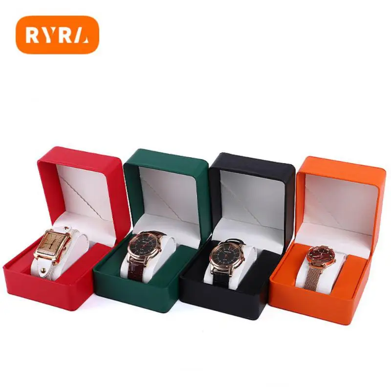 Cube Vintage PU Leather Watch Storage Box Watch Jewelry Wrist Clock Display Cases Luxury Watch Packaging Box
Cube Vintage PU Leather Watch Storage Box Watch Jewelry Wrist Clock Display Cases Luxury Watch Packaging Box