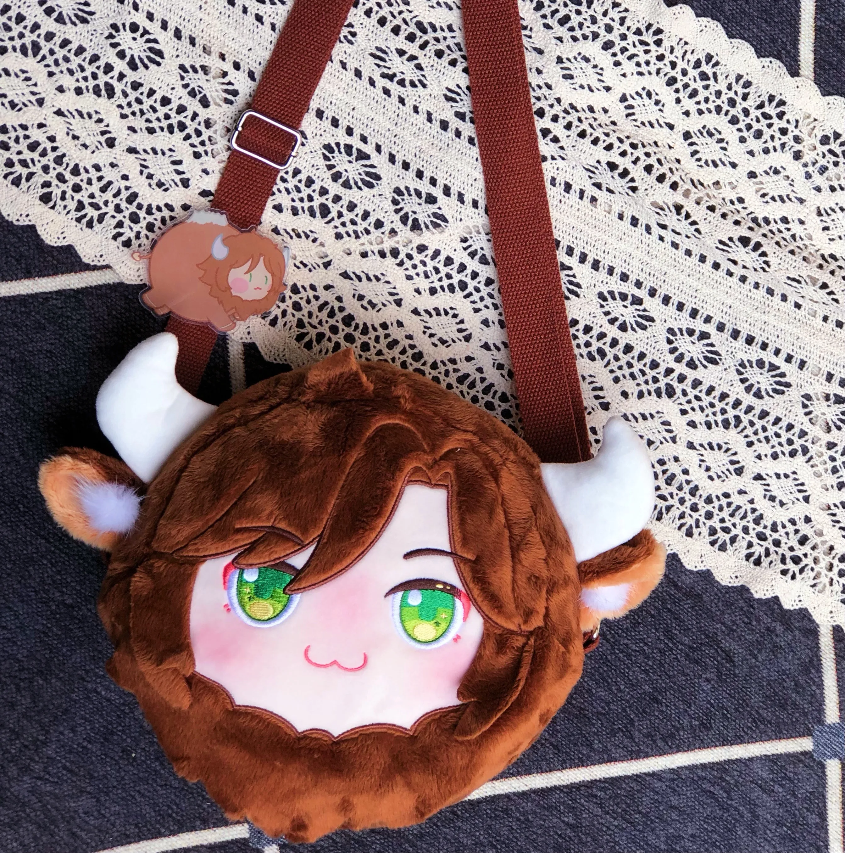 Anime Ensemble Stars Mikejima Madara Cartoon Plush Cattle Messenger Bags Women Dolls Shouder Bags Cute Girls Birthday Gift
Anime Ensemble Stars Mikejima Madara Cartoon Plush Cattle Messenger Bags Women Dolls Shouder Bags Cute Girls Birthday Gift
