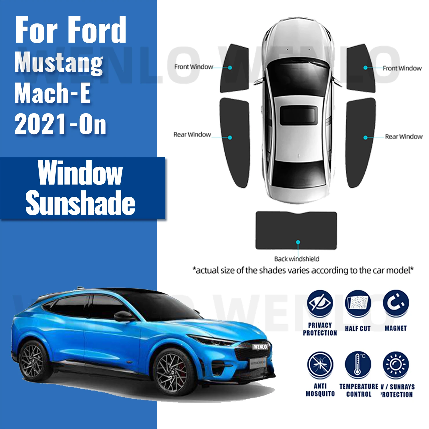 For Ford Mustang Mach-E 2020 2021 2022 2023 Car Curtain Window Sunshade Covers Magnetic Sun Shade Visor Solar Auto Accessories
For Ford Mustang Mach-E 2020 2021 2022 2023 Car Curtain Window Sunshade Covers Magnetic Sun Shade Visor Solar Auto Accessories