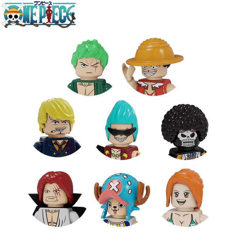 Anime One Piece Buliding Blocks Bricks Luffy Zoro Nami Sanji Shanks BROOK Action Toy Figures Assembly Toys Kids Birthday Gifts
Anime One Piece Buliding Blocks Bricks Luffy Zoro Nami Sanji Shanks BROOK Action Toy Figures Assembly Toys Kids Birthday Gifts