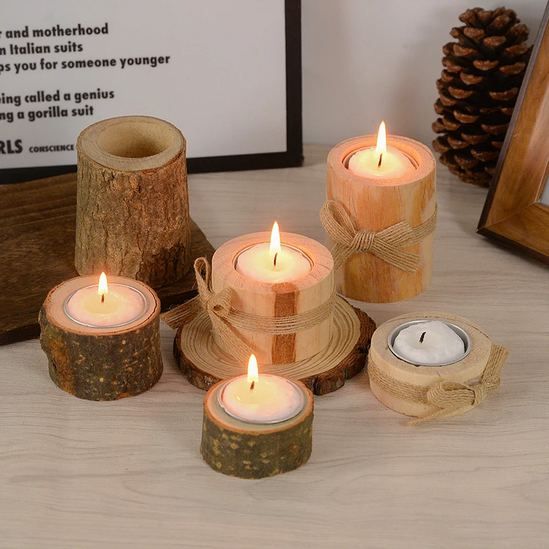 Wooden Candlestick Candle Holder Home Table Desktop Decor Succulent Plant Pot Tray Rustic Xmas Wedding Party DIY Decoration
Wooden Candlestick Candle Holder Home Table Desktop Decor Succulent Plant Pot Tray Rustic Xmas Wedding Party DIY Decoration