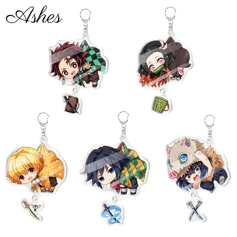 Anime Demon Slayer Keychain Kimetsu No Yaiba Kamado Tanjirou Kamado-Nezuko Tomioka Giyuu Acrylic Key Chain Cute Cartoon
Anime Demon Slayer Keychain Kimetsu No Yaiba Kamado Tanjirou Kamado-Nezuko Tomioka Giyuu Acrylic Key Chain Cute Cartoon