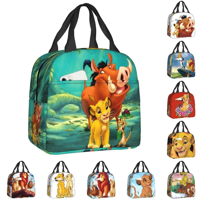 Cartoon Lion King Simba Insulated Lunch Bag for Women Waterproof Cooler Thermal Lunch Box Office Picnic Travel lunchbag
Cartoon Lion King Simba Insulated Lunch Bag for Women Waterproof Cooler Thermal Lunch Box Office Picnic Travel lunchbag