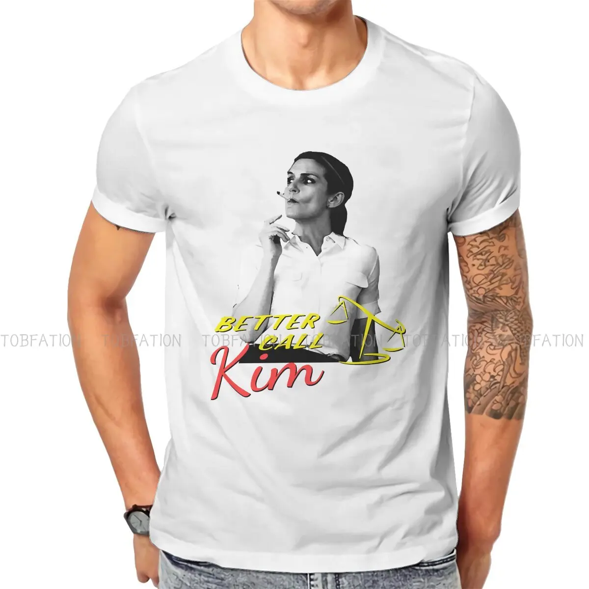 

Kim Print Classic Man's TShirt Better Call Saul Jimmy TV Crewneck Short Sleeve Fabric T Shirt Funny Top Quality Gift Idea