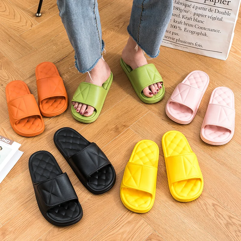 Women Sandals Summer Concise Soft Massage Home Shoes Unisex Cozy Plaid Bathroom Anti-slip Slides House Indoor Men Slippers
Women Sandals Summer Concise Soft Massage Home Shoes Unisex Cozy Plaid Bathroom Anti-slip Slides House Indoor Men Slippers