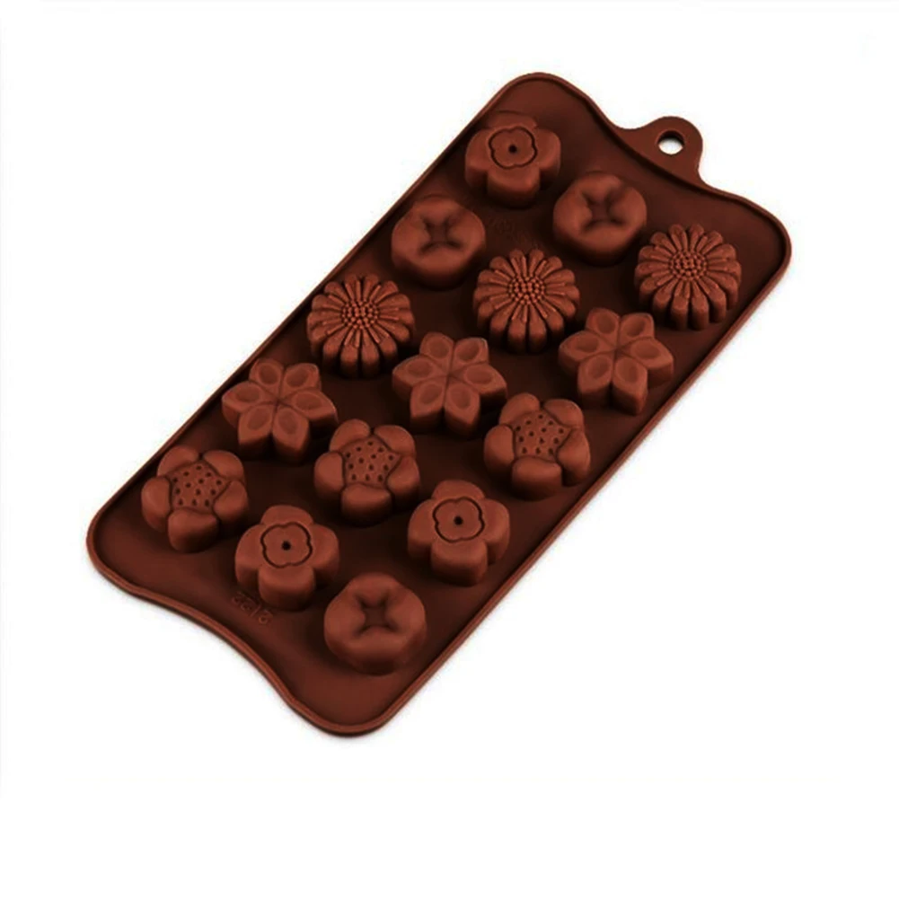 Flower Shaped Chocolate Silicone Mold 15 Grid Cookie Fondant Jelly Pudding Mold DIY Cake Decorating Tools Ice Cube Mold Bakeware
Flower Shaped Chocolate Silicone Mold 15 Grid Cookie Fondant Jelly Pudding Mold DIY Cake Decorating Tools Ice Cube Mold Bakeware