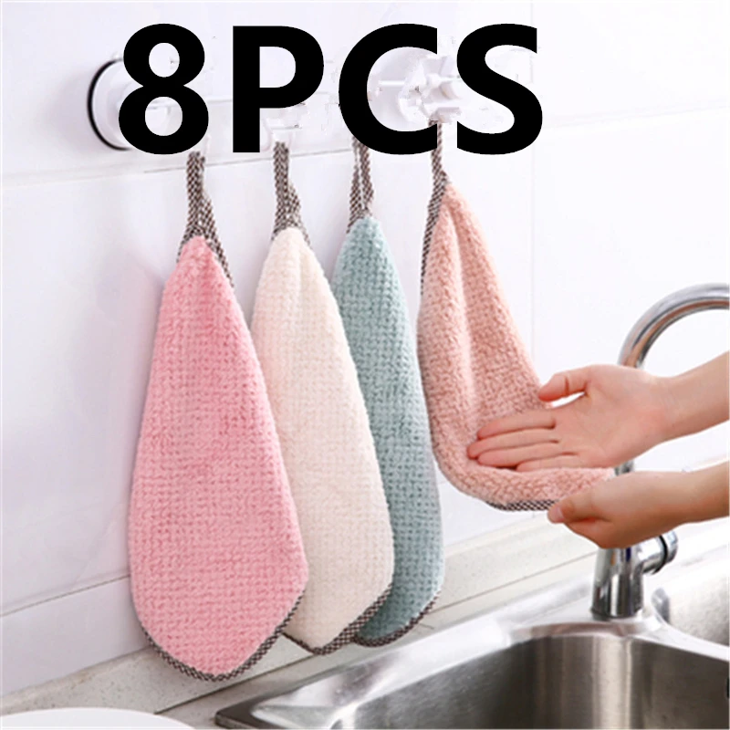 8PCS Super Absorbent Microfiber Kitchen Dish Cloth High-efficiency Tableware Household Cleaning Towel Kitchen Tools Gadgets
8PCS Super Absorbent Microfiber Kitchen Dish Cloth High-efficiency Tableware Household Cleaning Towel Kitchen Tools Gadgets