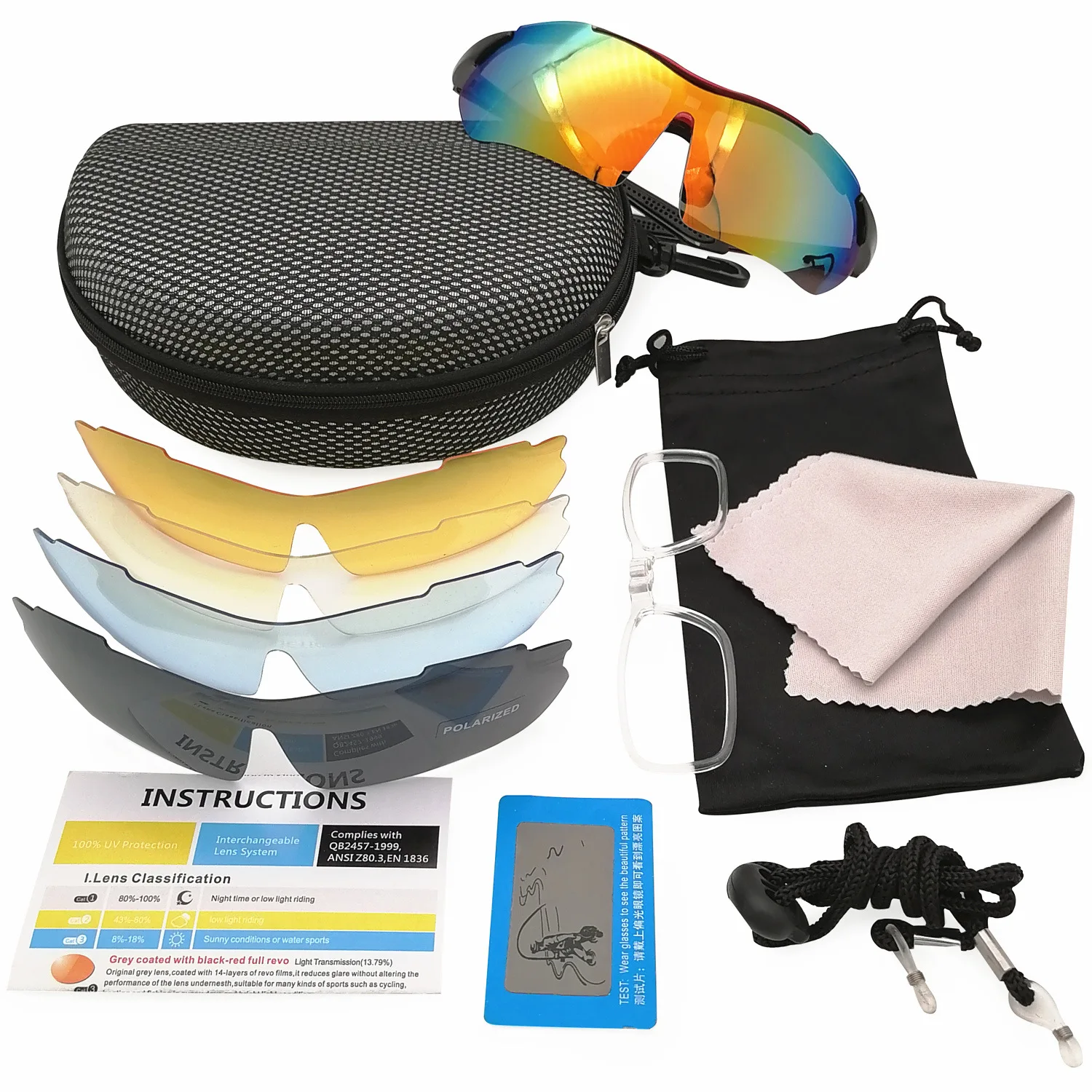 New Polarized UV400 Cycling Sunglasses Bicycle Bike Eyewear Goggle Riding Outdoor Sports Fishing Sun Glasses 5 Lens Men Women
New Polarized UV400 Cycling Sunglasses Bicycle Bike Eyewear Goggle Riding Outdoor Sports Fishing Sun Glasses 5 Lens Men Women
