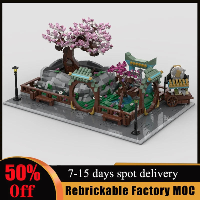Modular Chinese Park Display for Set 10281 Street View Building Block MOC-139485 Model DIY Kids Toy Educational Birthday Gifts
Modular Chinese Park Display for Set 10281 Street View Building Block MOC-139485 Model DIY Kids Toy Educational Birthday Gifts