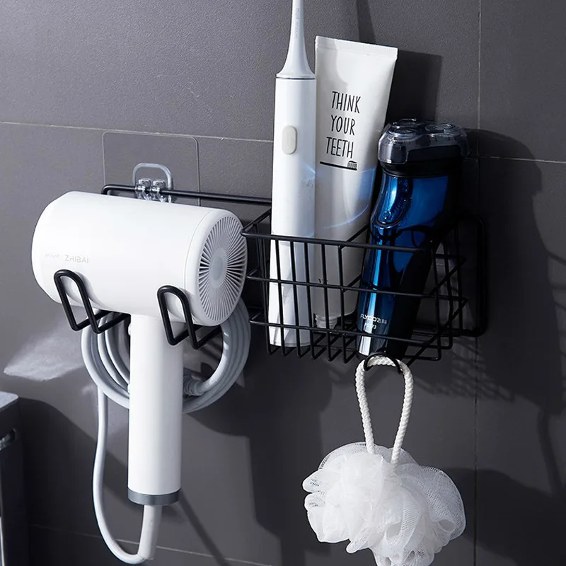 Современный настенный держатель для сушки волос с регулируемой высотой и металлической проволокой
Современный настенный держатель для сушки волос с регулируемой высотой и металлической проволокой