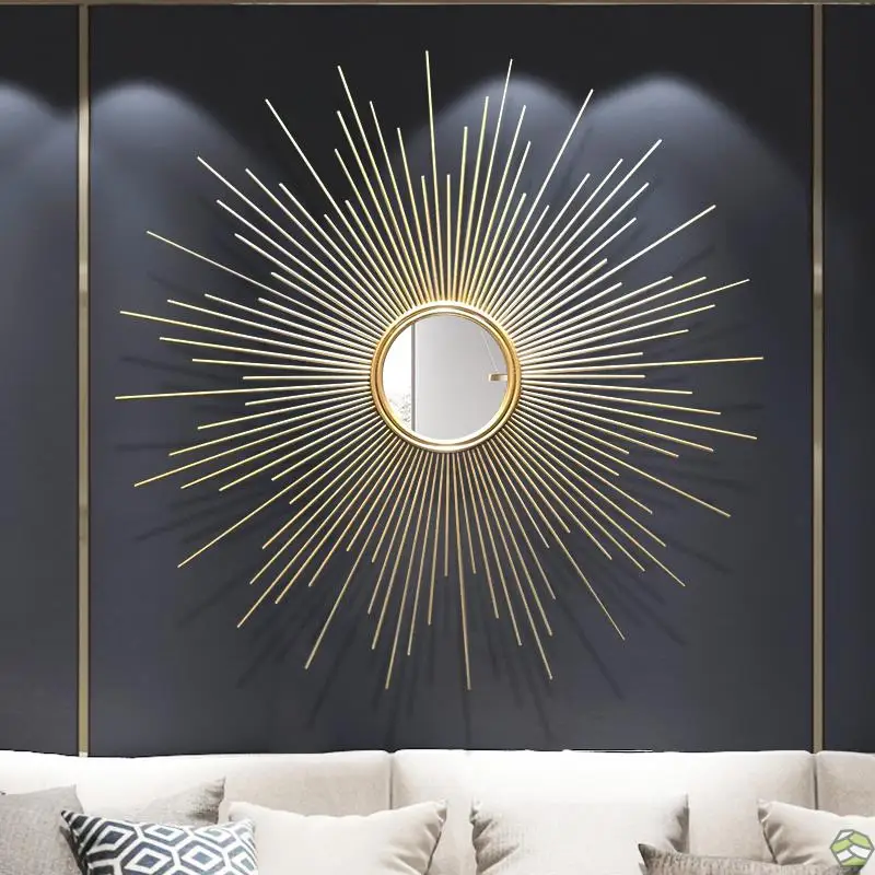 Gold Decorative Mirrors Living Room Wall Hanging Room Decor Aesthetic Large Wall Mirror Espejos Home Decoration Accessories
Gold Decorative Mirrors Living Room Wall Hanging Room Decor Aesthetic Large Wall Mirror Espejos Home Decoration Accessories