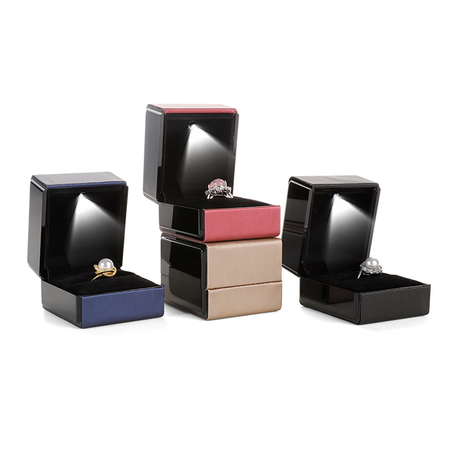 LED Ring Box Marriage Proposal Engagement Ring Box Jewelry Storage Holiday Gift Packaging With Lights Pendant Organization
LED Ring Box Marriage Proposal Engagement Ring Box Jewelry Storage Holiday Gift Packaging With Lights Pendant Organization
