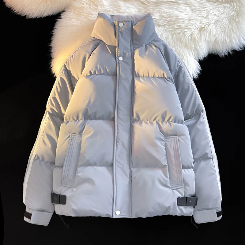 Men Harajuku Warm Parkas 2023 Winter Couple Fashion Streetwear Vintage Bubble Technical Coat Metallic Puffer Jacket Korean Style
Men Harajuku Warm Parkas 2023 Winter Couple Fashion Streetwear Vintage Bubble Technical Coat Metallic Puffer Jacket Korean Style