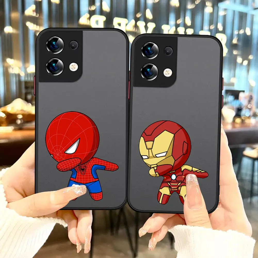 Marvel Avengers Iron Man Spider Man Matte Case For OPPO Reno 8 Case For OPPO Reno 8 7 7Z 6Z 6 5 Pro Plus 4 4SE 3 2 2F 2 Z Pro 5G
Marvel Avengers Iron Man Spider Man Matte Case For OPPO Reno 8 Case For OPPO Reno 8 7 7Z 6Z 6 5 Pro Plus 4 4SE 3 2 2F 2 Z Pro 5G
