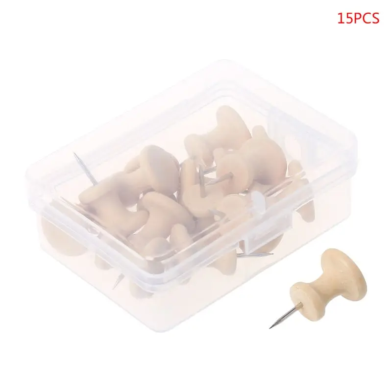 2022 New 15Pcs Nautral Cork Wooden Pushpins Thumbtack Board Pins Drawing Photo Wall Studs Office School Supplies
2022 New 15Pcs Nautral Cork Wooden Pushpins Thumbtack Board Pins Drawing Photo Wall Studs Office School Supplies