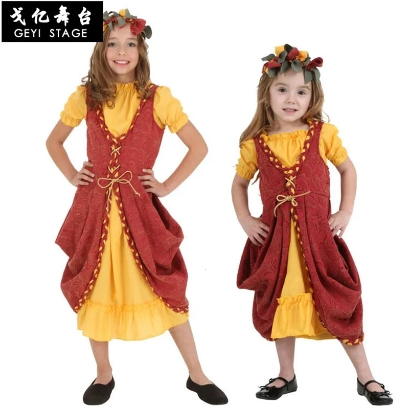 New female fashion dressed in medieval short sleeve vintage Renaissance girls bandage peasant lady Halloween in girl cosplay
New female fashion dressed in medieval short sleeve vintage Renaissance girls bandage peasant lady Halloween in girl cosplay