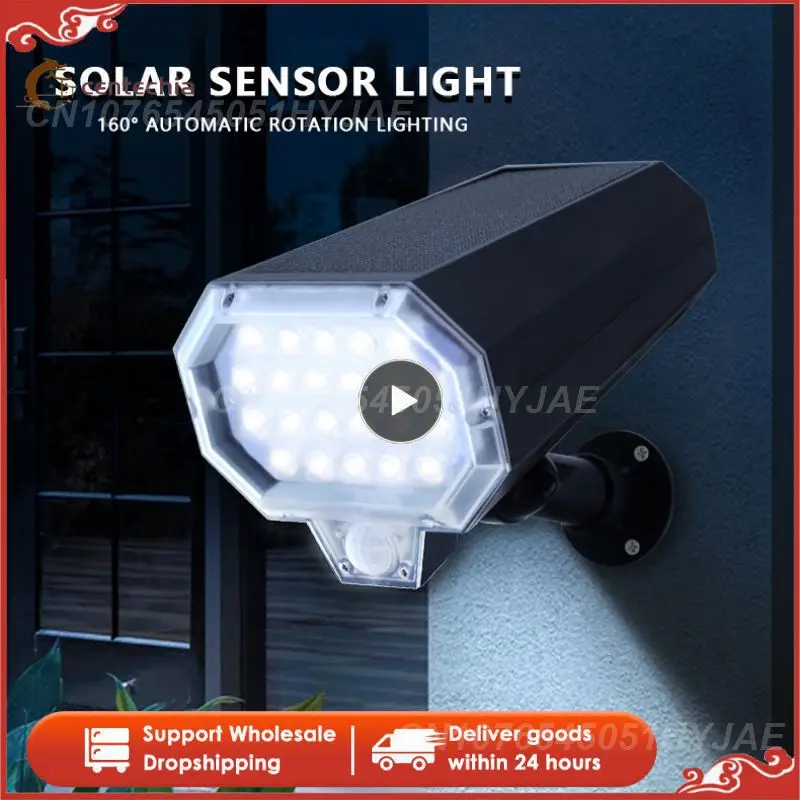 Solar Lights Outdoor Waterproof Rotating Wall Lamp Multifunctional Security Garden Monitoring Lamp For Garden Corridor Yard
Solar Lights Outdoor Waterproof Rotating Wall Lamp Multifunctional Security Garden Monitoring Lamp For Garden Corridor Yard