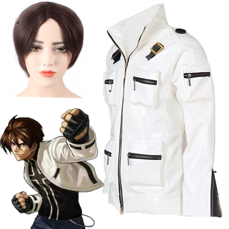 Костюм для косплея KOF 14 Король бойцов Kyo Кусанаги, пальто для косплея, куртка, парики, черные белые перчатки, карнавальные костюмы на Хэллоуин...
Костюм для косплея KOF 14 Король бойцов Kyo Кусанаги, пальто для косплея, куртка, парики, черные белые перчатки, карнавальные костюмы на Хэллоуин...