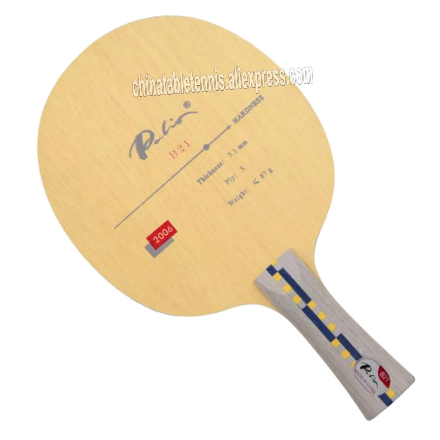 

Palio official B-21 B21 B 21 table tennis blade 5 ply pure wood allround for table tennis racquet game ping pong game