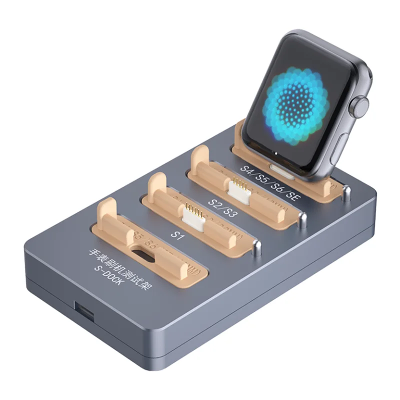 JCID Aixun S-Dock awrt IBUS Adapter restor tool for App-le Watch S1 S2 S3 S4 S5 S6 restoring iWatch Test stand repair tool
JCID Aixun S-Dock awrt IBUS Adapter restor tool for App-le Watch S1 S2 S3 S4 S5 S6 restoring iWatch Test stand repair tool