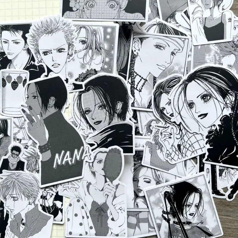 Наклейка Oosaki Бана, черная, белая манга, стиль хонджоу, Хачи, Techou, искусственная декоративная наклейка для ноутбука, телефона 
Наклейка Oosaki Бана, черная, белая манга, стиль хонджоу, Хачи, Techou, искусственная декоративная наклейка для ноутбука, телефона