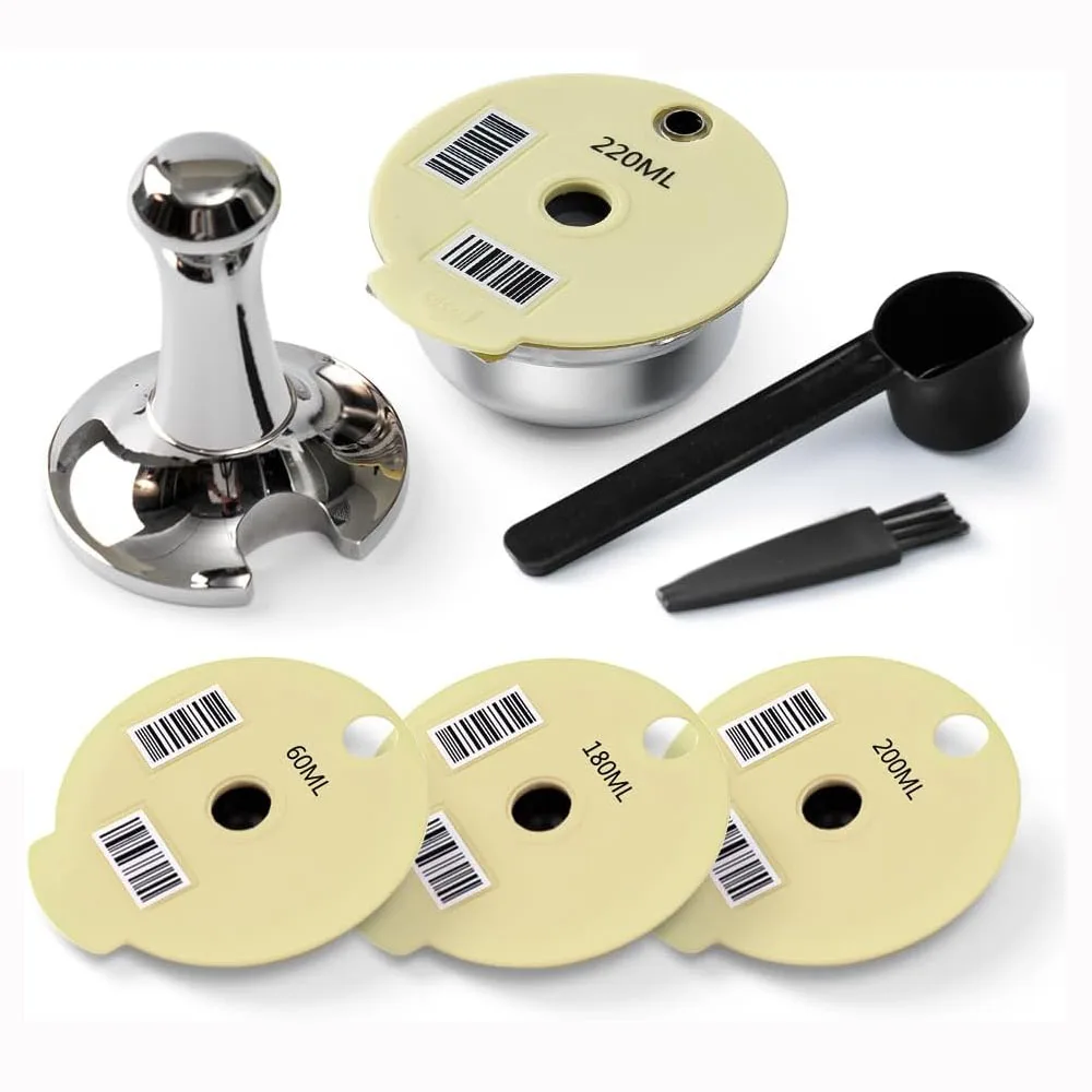 Кофейные капсулы из нержавеющей стали Tassimo Многоразовые капсулы Tassimo Многоразовые капсулы из нержавеющей стали для кофемашины Bosch
Кофейные капсулы из нержавеющей стали Tassimo Многоразовые капсулы Tassimo Многоразовые капсулы из нержавеющей стали для кофемашины Bosch