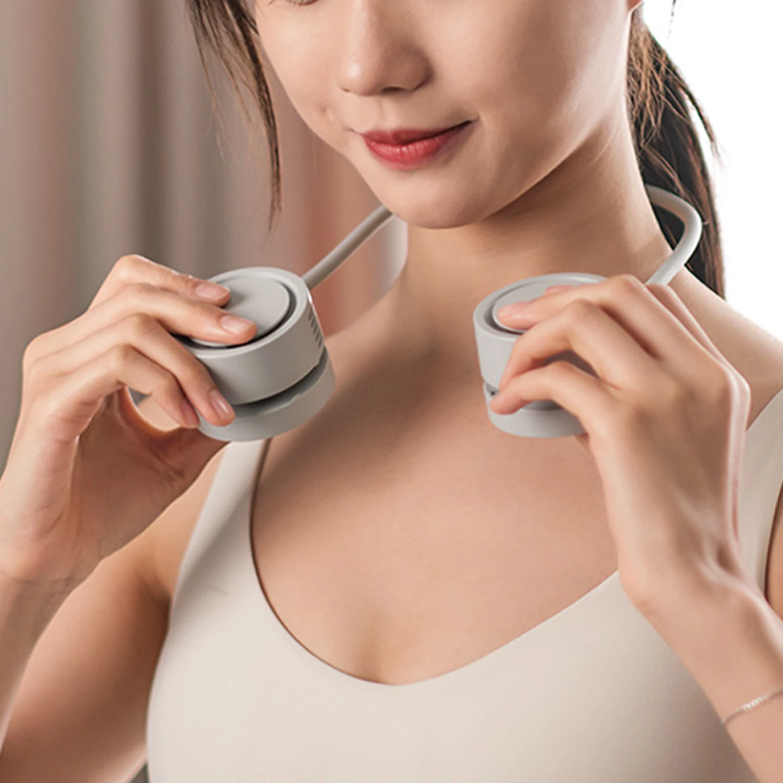 3 Speeds Adjustment 360° Cooling Wearable Rechargeable Hanging Neck Fan for Office Travel Outdoor Portable Neck Fan Bladeless
3 Speeds Adjustment 360° Cooling Wearable Rechargeable Hanging Neck Fan for Office Travel Outdoor Portable Neck Fan Bladeless