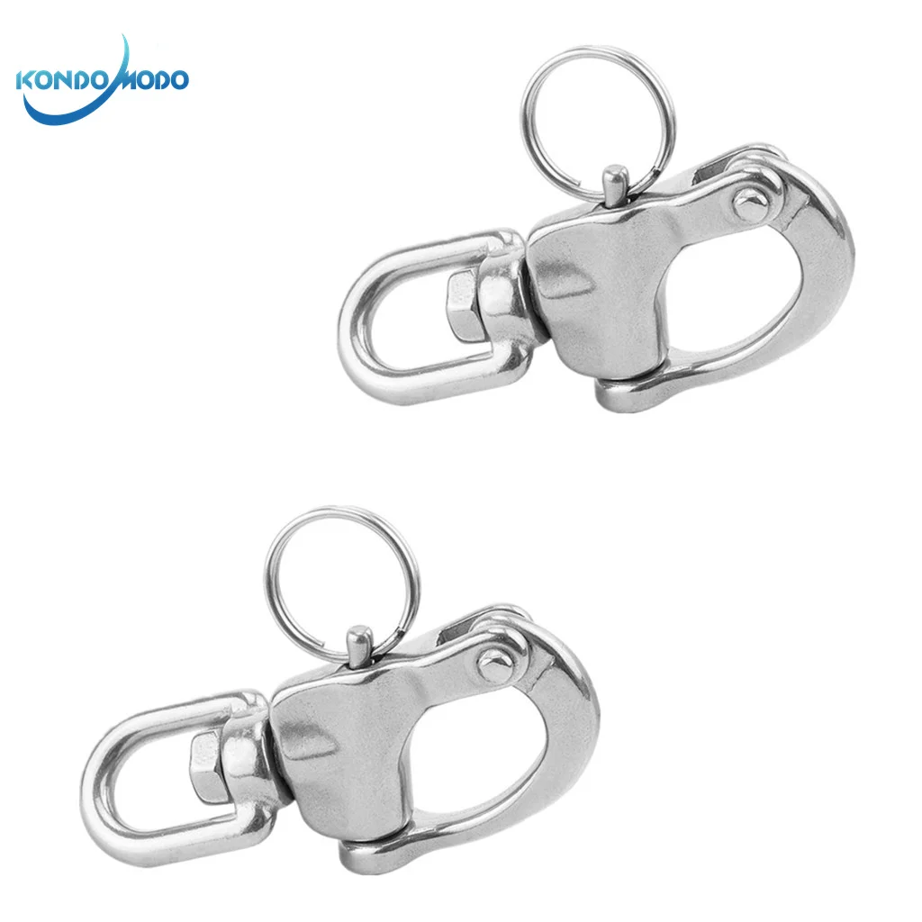 2PCS Stainless Steel Swivel Snap Shackle Quick Release Boat Anchor Chain Eye Shackle Swivel Snap Hook for Marine Architectural
2PCS Stainless Steel Swivel Snap Shackle Quick Release Boat Anchor Chain Eye Shackle Swivel Snap Hook for Marine Architectural
