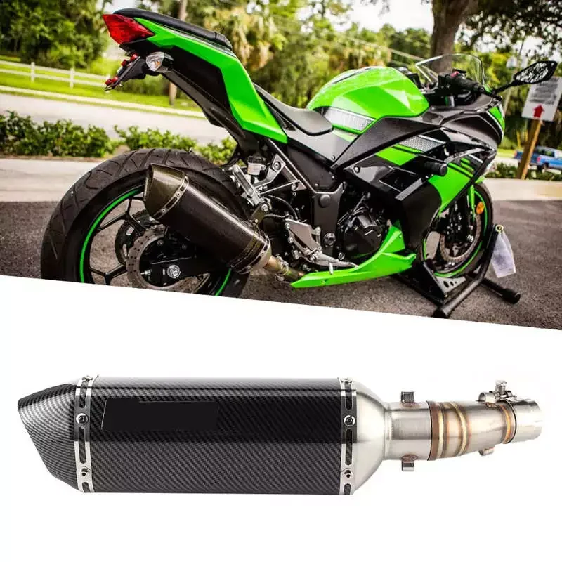 Exhaust System Mid-Pipe+Slip-On Muffler with DB Killer Fit for Kawasaki Ninja 250R 250 300 Z250 Z300 2008 2009 2010 2011-2017
Exhaust System Mid-Pipe+Slip-On Muffler with DB Killer Fit for Kawasaki Ninja 250R 250 300 Z250 Z300 2008 2009 2010 2011-2017