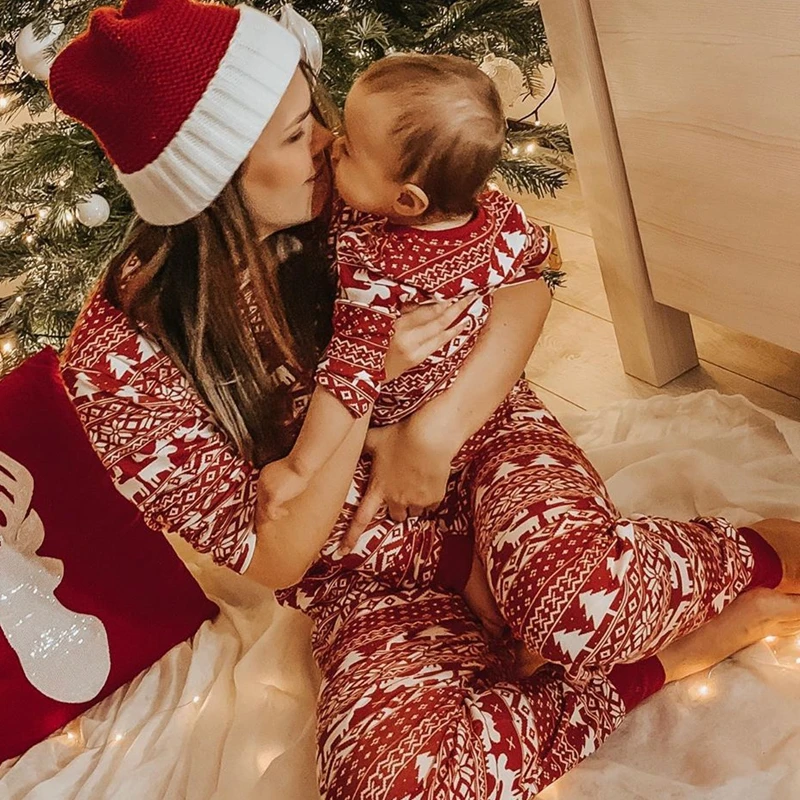Mommy and Me Clothes 2023 New Christmas Pajamas Set for Family Soft Cute Sleepwear Adults Kids 2 Pieces Suit Xmas Look Outfits
Mommy and Me Clothes 2023 New Christmas Pajamas Set for Family Soft Cute Sleepwear Adults Kids 2 Pieces Suit Xmas Look Outfits