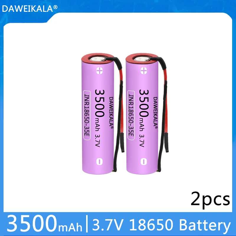 100% 2022 DAWEIKALA INR18650-35E 3500 мАч 18650 литиевая батарея 3500 мАч перезаряжаемая батарея 3,6 В INR18650 35E + DIY wir
100% 2022 DAWEIKALA INR18650-35E 3500 мАч 18650 литиевая батарея 3500 мАч перезаряжаемая батарея 3,6 В INR18650 35E + DIY wir