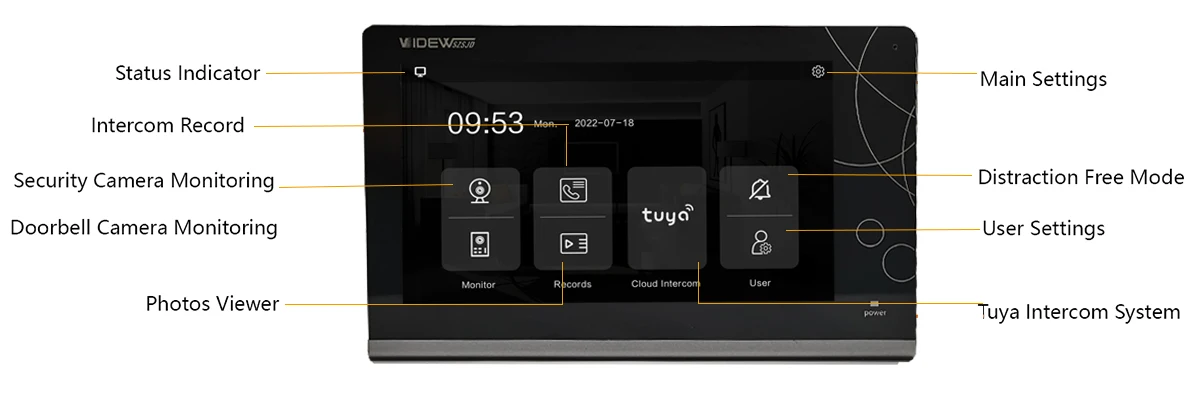 Двухсторонний дверной звонок на Windows Intercom, 2021 V6, видеодомофон, адаптер питания 
Двухсторонний дверной звонок на Windows Intercom, 2021 V6, видеодомофон, адаптер питания