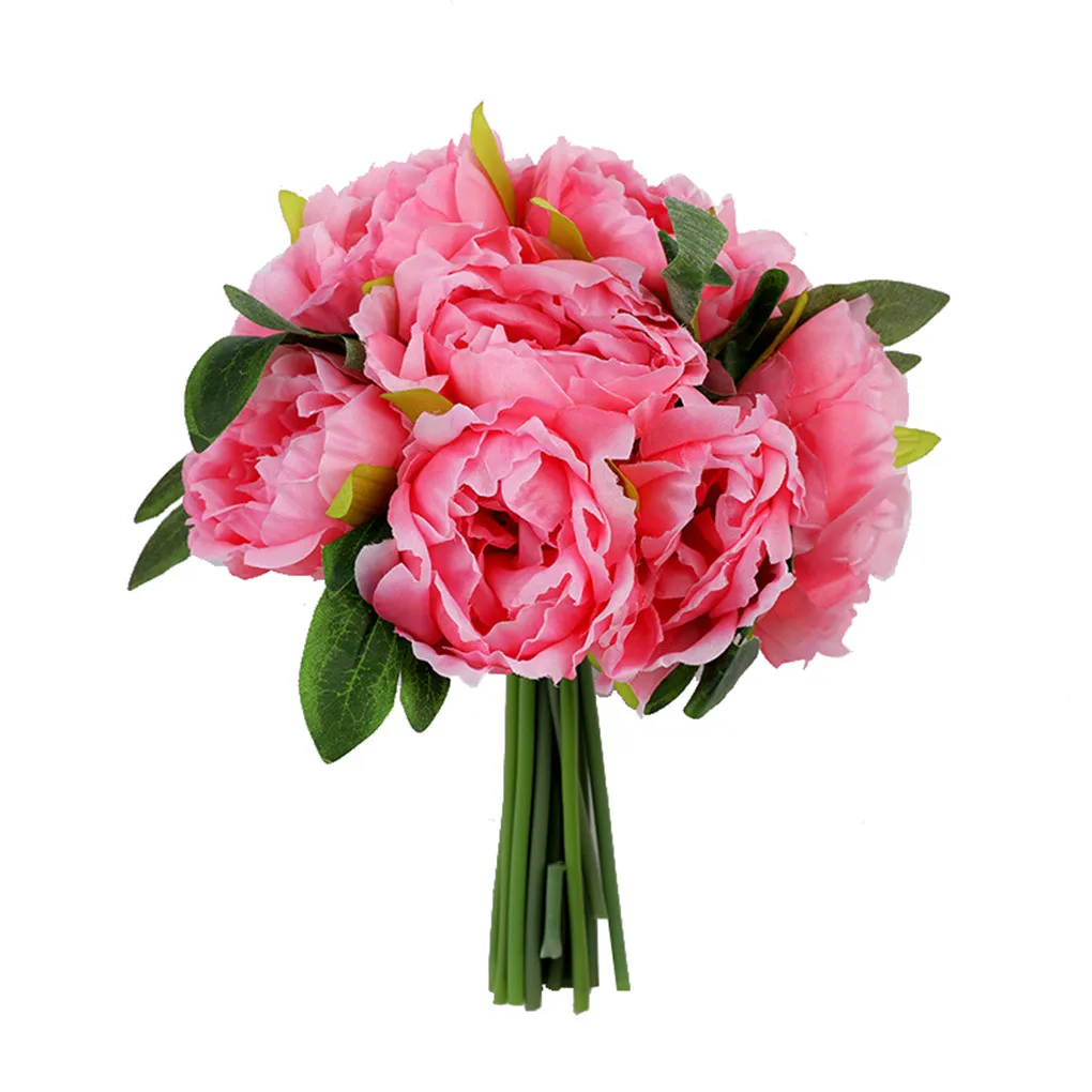 10 Heads Artificial Peony Flower Simulation chic Bouquet Pretty Bride Wedding Silk Flowers Fake Flowers for Home Decoration
10 Heads Artificial Peony Flower Simulation chic Bouquet Pretty Bride Wedding Silk Flowers Fake Flowers for Home Decoration