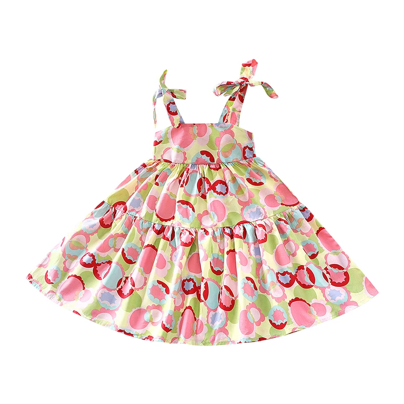 Mini Car 2022 Children Baby Girls Summer Cotton Dresses Kids Girl Color Matching Flower Design Birthday Dress Sundress 1-12T
Mini Car 2022 Children Baby Girls Summer Cotton Dresses Kids Girl Color Matching Flower Design Birthday Dress Sundress 1-12T